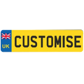 E-bike custom numberplate